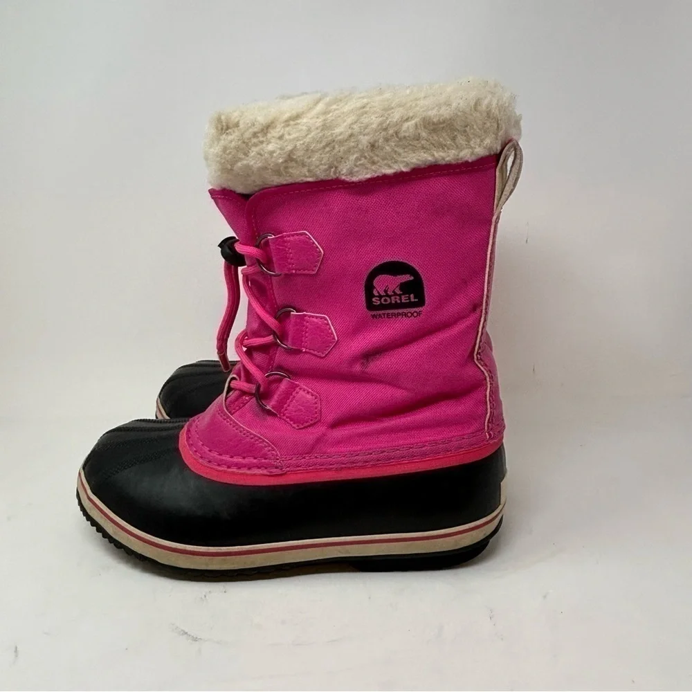 SOREL Women’s Bright Rose YOOT PAC™ Nylon Boots Waterproof Wool Lining S…